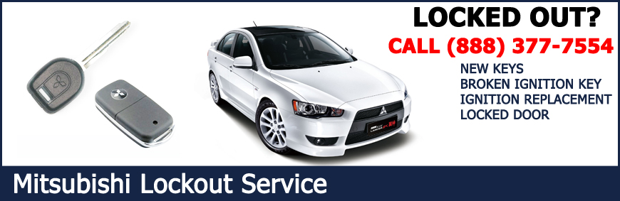 mitsubishi car key replacement and lockout service